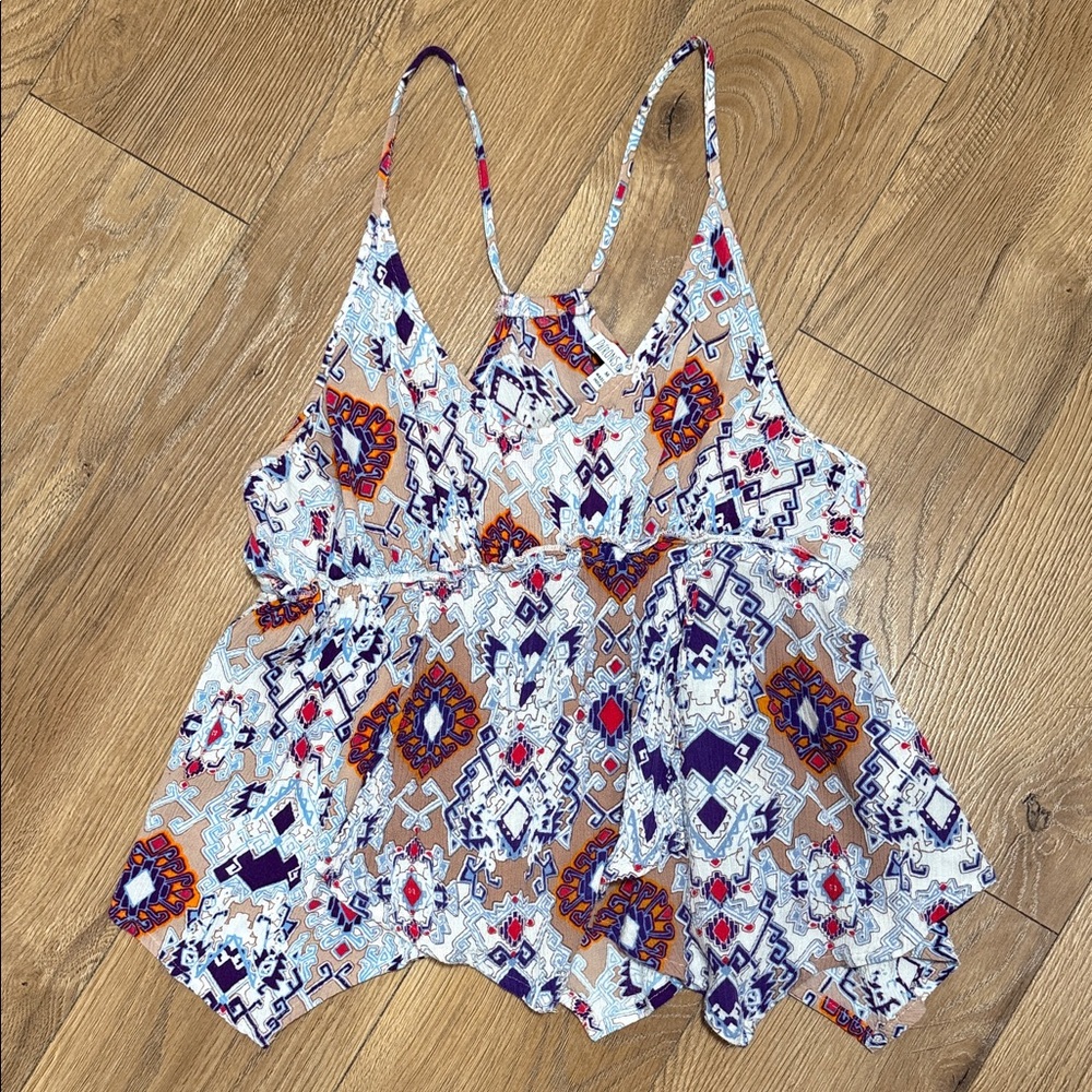 Patrons of Peace Multicolor Patterned Camisole